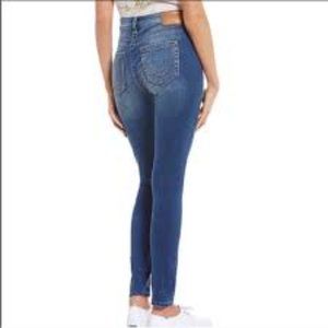 True Religion Jennie Mid Rise, Curvy Perfect Skinny Jean, 27x28, NWT $189 MSRP